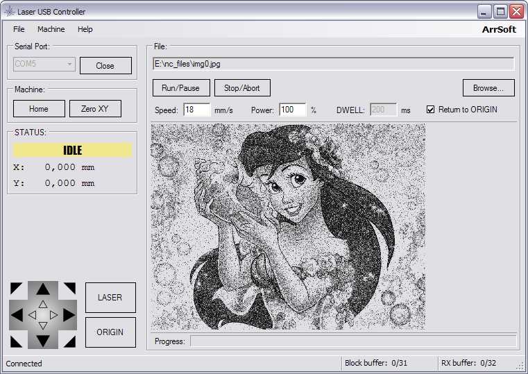 Программа для чпу гравера arduino