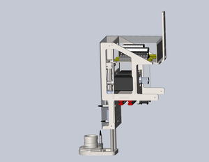 Каретка, вид сбоку. Видно, что каретка стоит на одном фланцевом подшипнике HIWIN. Ну и так, видно внутрянку... (2977 просмотров) <a class='original' href='./download/file.php?id=124022&mode=view' target=_blank>Загрузить оригинал (1015.11 КБ)</a>