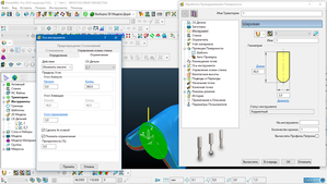 открываем вкладку проекция поверхности <br />задаем инструмент<br />потом в кладке  управления осями ограничиваем до 4 осей (3781 просмотр) <a class='original' href='./download/file.php?id=145467&mode=view' target=_blank>Загрузить оригинал (195.8 КБ)</a>