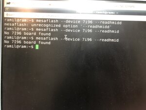 Только что заметил кое что, при команде <br />Mesaflash —device 7i96 —readhmid <br /> Должны вылезли порта и все тако, а вылезает сообщение что карты 7i96 нету . Вот те раз .. (772 просмотра) <a class='original' href='./download/file.php?id=198194&mode=view' target=_blank>Загрузить оригинал (2.2 МБ)</a>