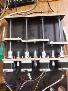 Для отладки сделал такой стенд . На реальном станке опасно экспериментировать. (2373 просмотра) <a class='original' href='./download/file.php?id=202511&mode=view' target=_blank>Загрузить оригинал (4.17 МБ)</a>