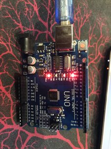 Здравствуйте всем, наконец-то пришло письмо на почту, чтобы я сам мог описывать свою проблему. Переделали и перепробовали с романом все что можно, за что ему огромнейшее Спасибо. Проблема видимо во входе в ардуинку, потому что «?» в putty работал исправно. Попробовал снова запустить g-code и он также остановился, но я слегка задел вход в ардуину и загорелся диод «L» и появились артефакты (714 просмотров) <a class='original' href='./download/file.php?id=203029&mode=view' target=_blank>Загрузить оригинал (2.91 МБ)</a>