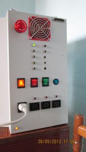 Шкаф управления-рабочий режим. индикация коцевиков, 3-ёх силовых реле 220V-3А, три разъёма от силовых реле. (4208 просмотров) <a class='original' href='./download/file.php?id=20356&mode=view' target=_blank>Загрузить оригинал (16.86 КБ)</a>