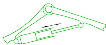шарнир перемещаемый штангой