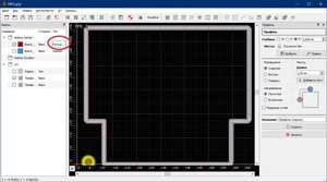 Версия платы №1, Выбрать всё =&gt; Профиль снаружи.  Всё Ок, кроме того, что нужное мне отверстие не обработано. (2802 просмотра) <a class='original' href='./download/file.php?id=208430&mode=view' target=_blank>Загрузить оригинал (262.04 КБ)</a>