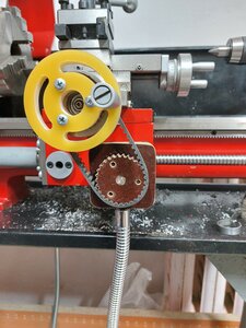 Вот на токарник шкивы и маховичок запилил на днях . Канеш искусство ,кто спорит ? (756 просмотров) <a class='original' href='./download/file.php?id=210527&mode=view' target=_blank>Загрузить оригинал (3.11 МБ)</a>