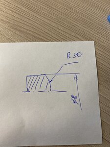 Так как имеется чертеж диаметр заготовки 8мм радиус от торца 30мм он начинается с нуля. Общий размер 6мм (1134 просмотра) <a class='original' href='./download/file.php?id=210591&mode=view' target=_blank>Загрузить оригинал (3.69 МБ)</a>