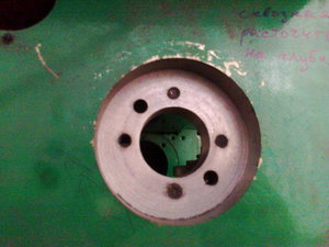 Расточили отверстие под опору ходового винта ось У (6003 просмотра) <a class='original' href='./download/file.php?id=26631&mode=view' target=_blank>Загрузить оригинал (66.3 КБ)</a>