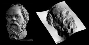 Сократ - 2д слева, восстановленное по картинке 3д - справа (смотри не перепутай!)<br />Автор специально сделал подсветку с другой стороны чем на фотке слева, чтобы продемонстрировать... (9384 просмотра) <a class='original' href='./download/file.php?id=30997&mode=view' target=_blank>Загрузить оригинал (233.83 КБ)</a>