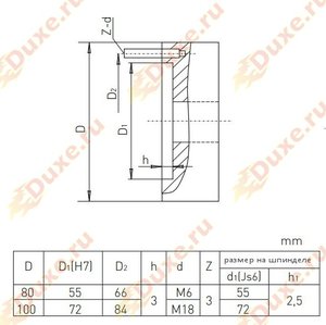 присоединительные размеры 3х кулачкового патрона (10752 просмотра) <a class='original' href='./download/file.php?id=32393&mode=view' target=_blank>Загрузить оригинал (40.99 КБ)</a>