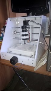 Протестировал гравировку на скорости 4000мм. Все идеально. Акрил режет со съемом 0.7 - 1мм. За проход. Нечего негде не вибрирует и не люфтит. Рабочее поле получилось 200*150 для моих целей это достаточно (1789 просмотров) <a class='original' href='./download/file.php?id=73722&mode=view' target=_blank>Загрузить оригинал (101.73 КБ)</a>