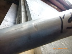 След на прутке В95Т1 Ø38mm после удара об плиту (4501 просмотр) <a class='original' href='./download/file.php?id=82647&mode=view' target=_blank>Загрузить оригинал (512 КБ)</a>