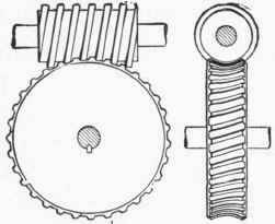Вогнутый зуб на ведомой шестерне